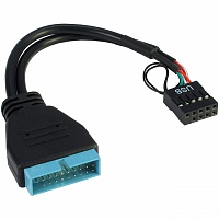 Кабель переходник для подключение USB 3.0 на USB 2.0. на переднюю панель