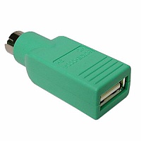 Переходник Behpex PS/2 (m) - USB A(f) зеленый