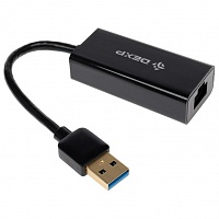 Сетевая карта DEXP AT-UH002B 1x100 Мбит/сек, 1000 Мбит/сек, USB 3.0